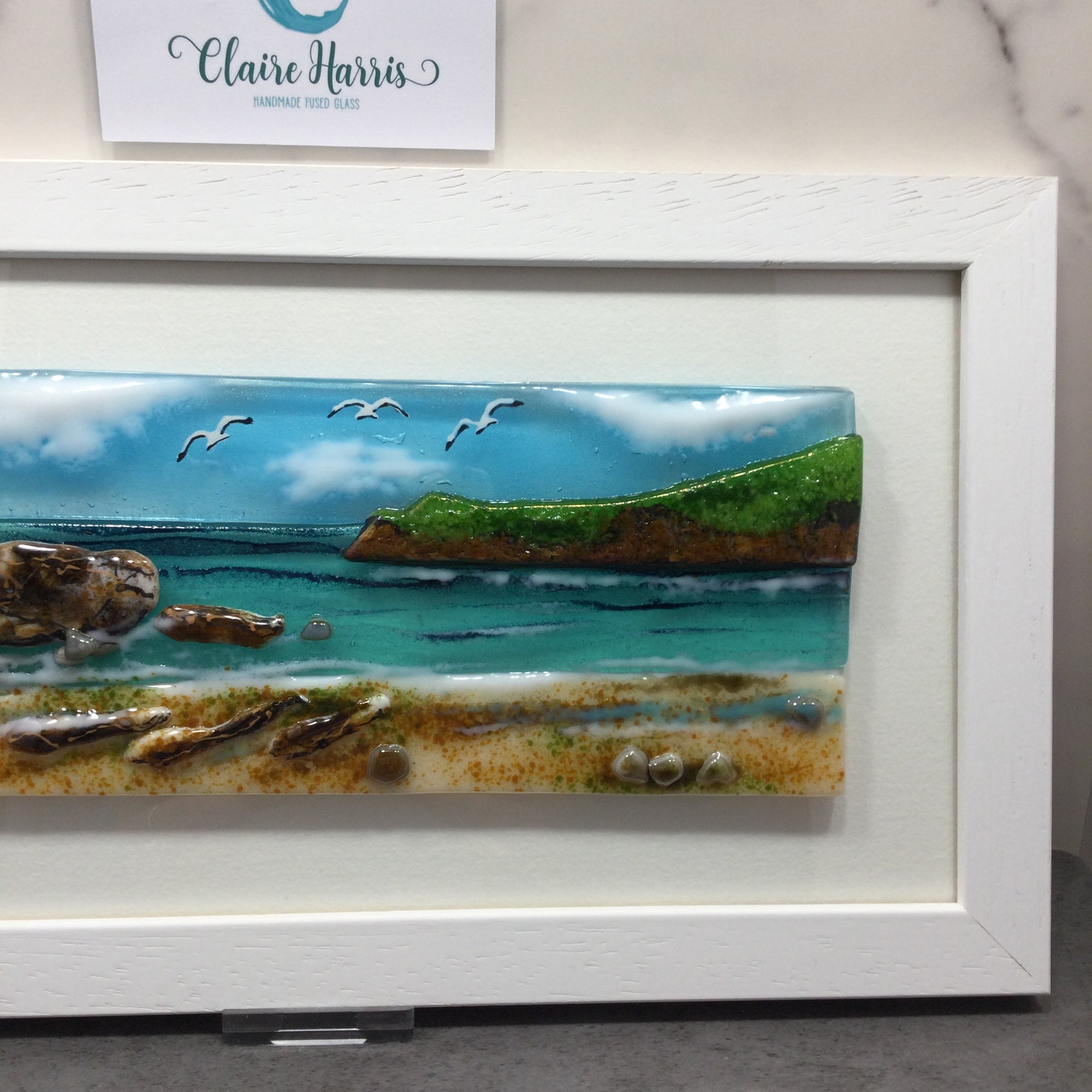 Large Framed Rectangle Nanjizal Scene