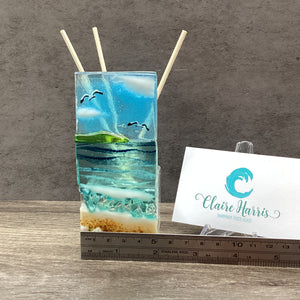 Fused Glass Reed Diffuser - Sea Scene