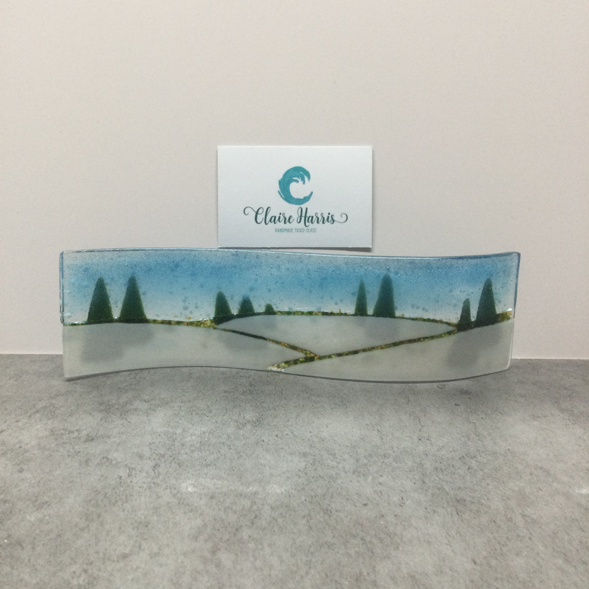 Christmas Scene 6cm small freestanding wave LIMITED EDITION