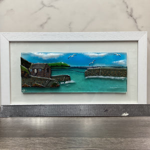 Large Framed Rectangle Scene - Mullion