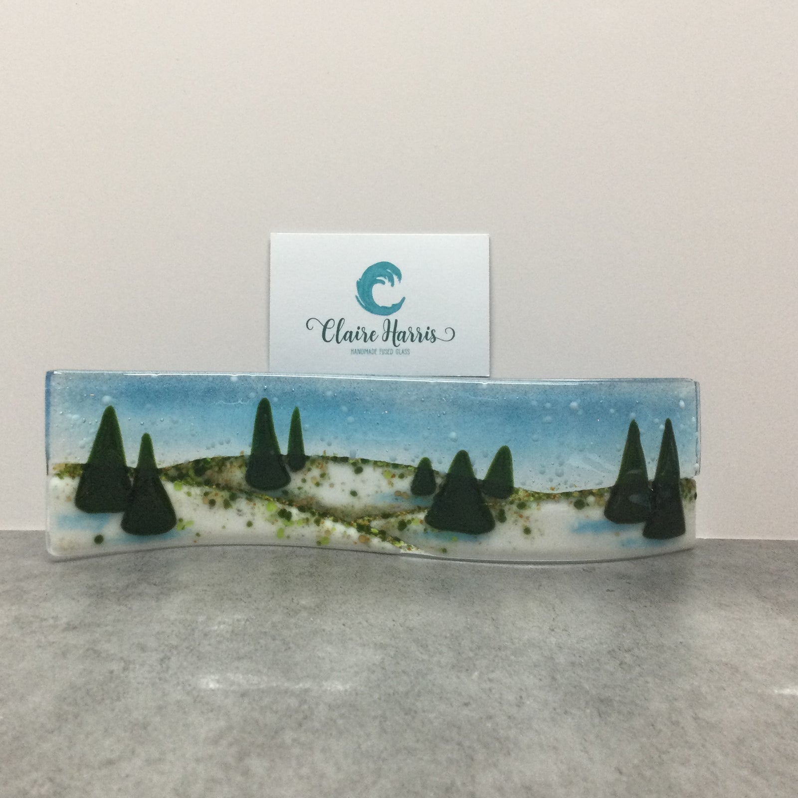 Christmas Scene 6cm small freestanding wave LIMITED EDITION