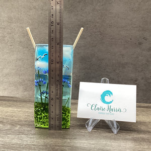 Fused Glass Reed Diffuser - Agapanthus
