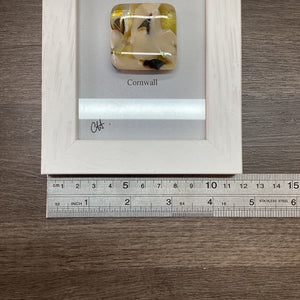 Colours of Cornwall, Framed Fused Glass artwork