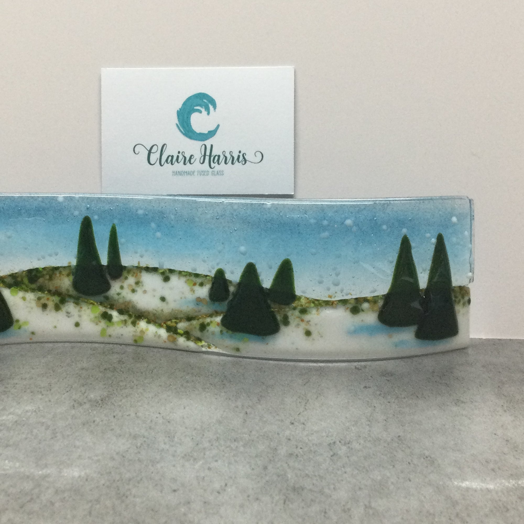 Christmas Scene 6cm small freestanding wave LIMITED EDITION