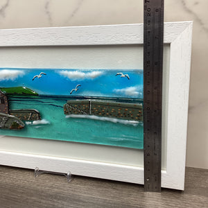 Large Framed Rectangle Scene - Mullion