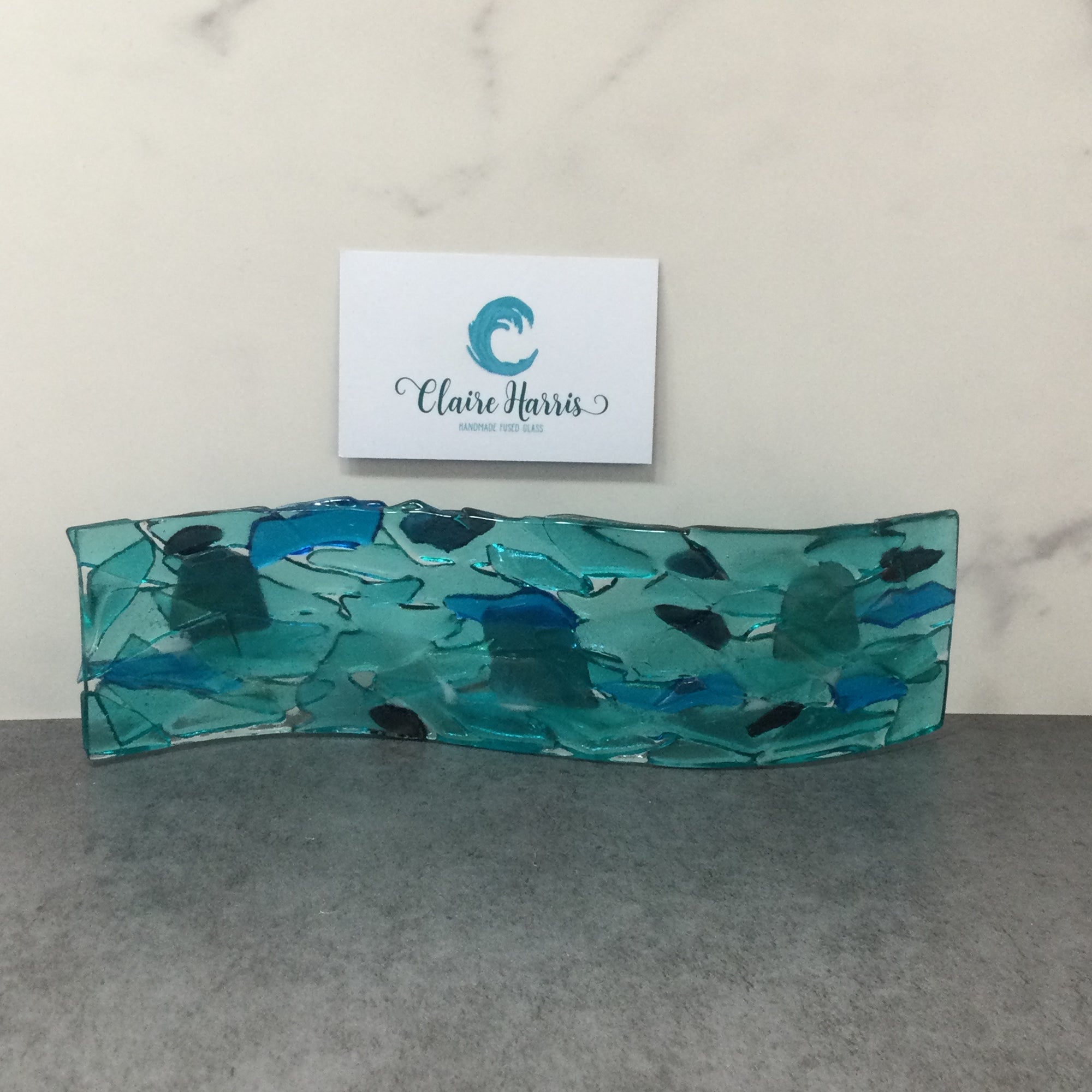 6cm Trio of Seals Freestanding Wave