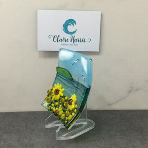 Trinket Dish - Sunflower Field Scene