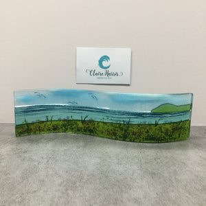 Small Freestanding Wave - Sea Pinks