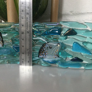 6cm Trio of Seals Freestanding Wave