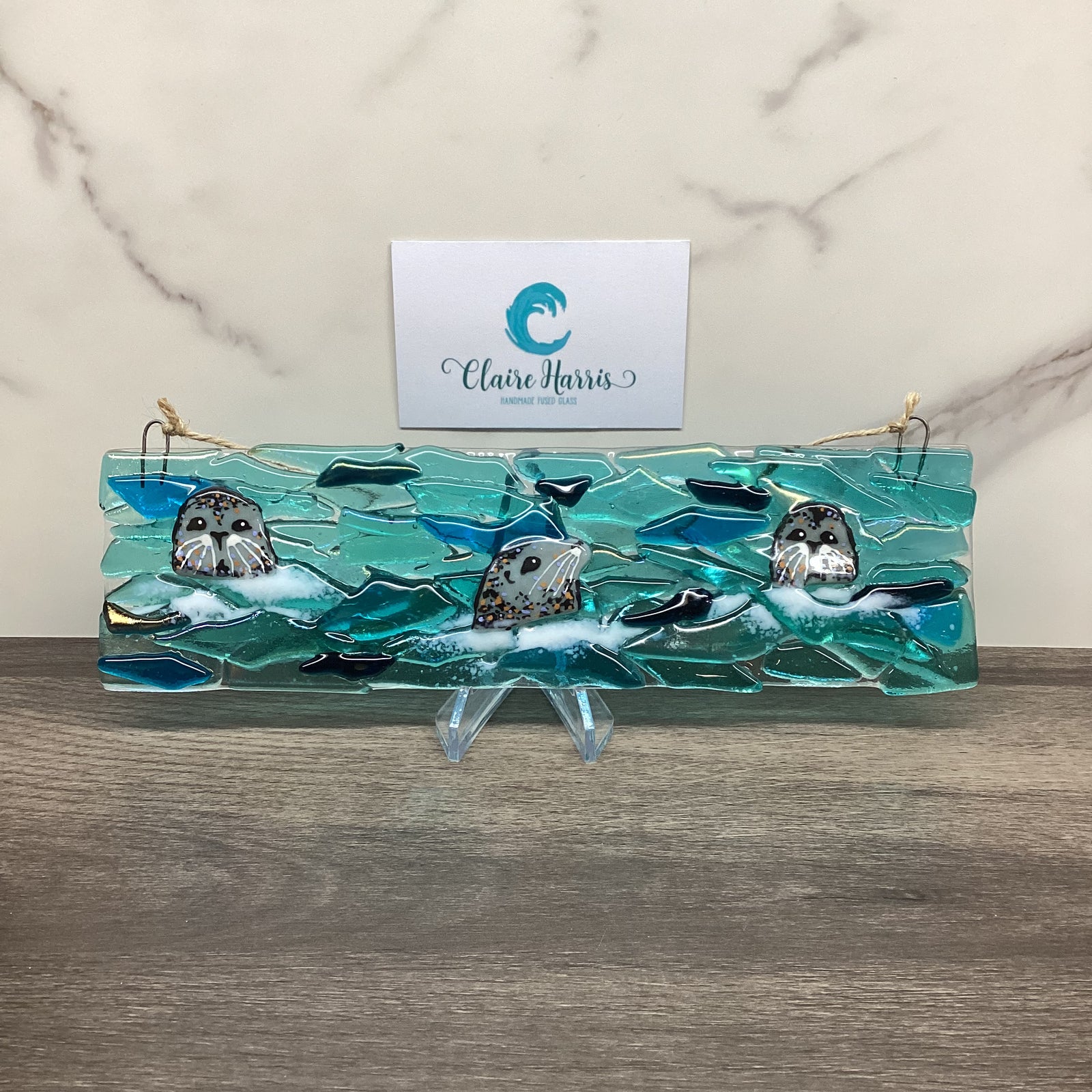 Horizontal Large Hanger - Trio Of Seals