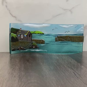 9cm Mullion Cove freestanding wave