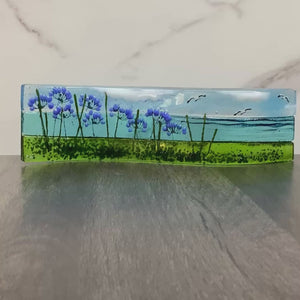 Small freestanding wave - Agapanthus