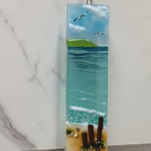 Large Hanger - Sea scene with groyns